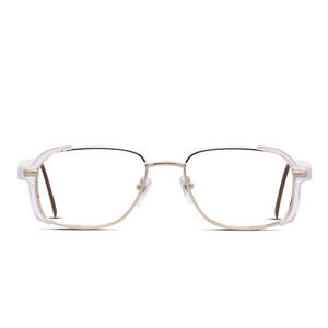 PENTAX GAMMA GOLD SAFETY EYEGLASSES ANSI Z87.1 AUTHENTIC 54-18-145 METAL FRAMES